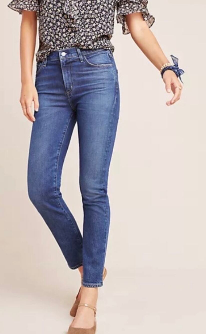 Citizens of Humanity Harlow High-Rise Slim Ankle Jeans Blue Wash Size 26‎